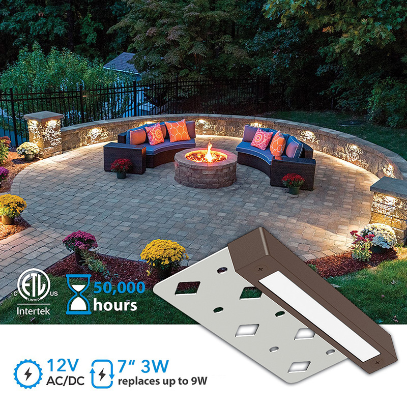 Low Voltage Step Lights 7 Inch 3W Deck Step Lighting