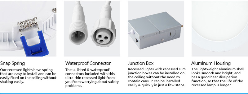 5cct flat slim panel light product features